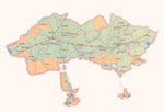 Map of Fergana Province