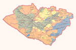 Map of Kashkadarya Province