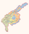 Map of Tashkent Province